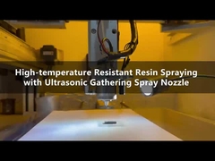 500 °C Υψηλής θερμοκρασίας αυτοματοποιημένη συσκευή ψεκασμού υπερηχητικών υλικών περοβσκίτη